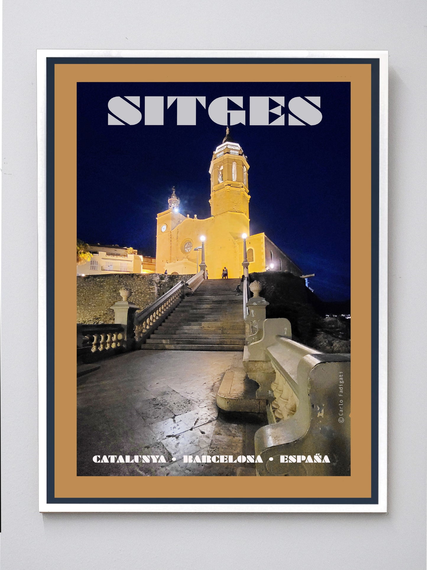 AU 330 / SITGES SANTA TECLA escalinata