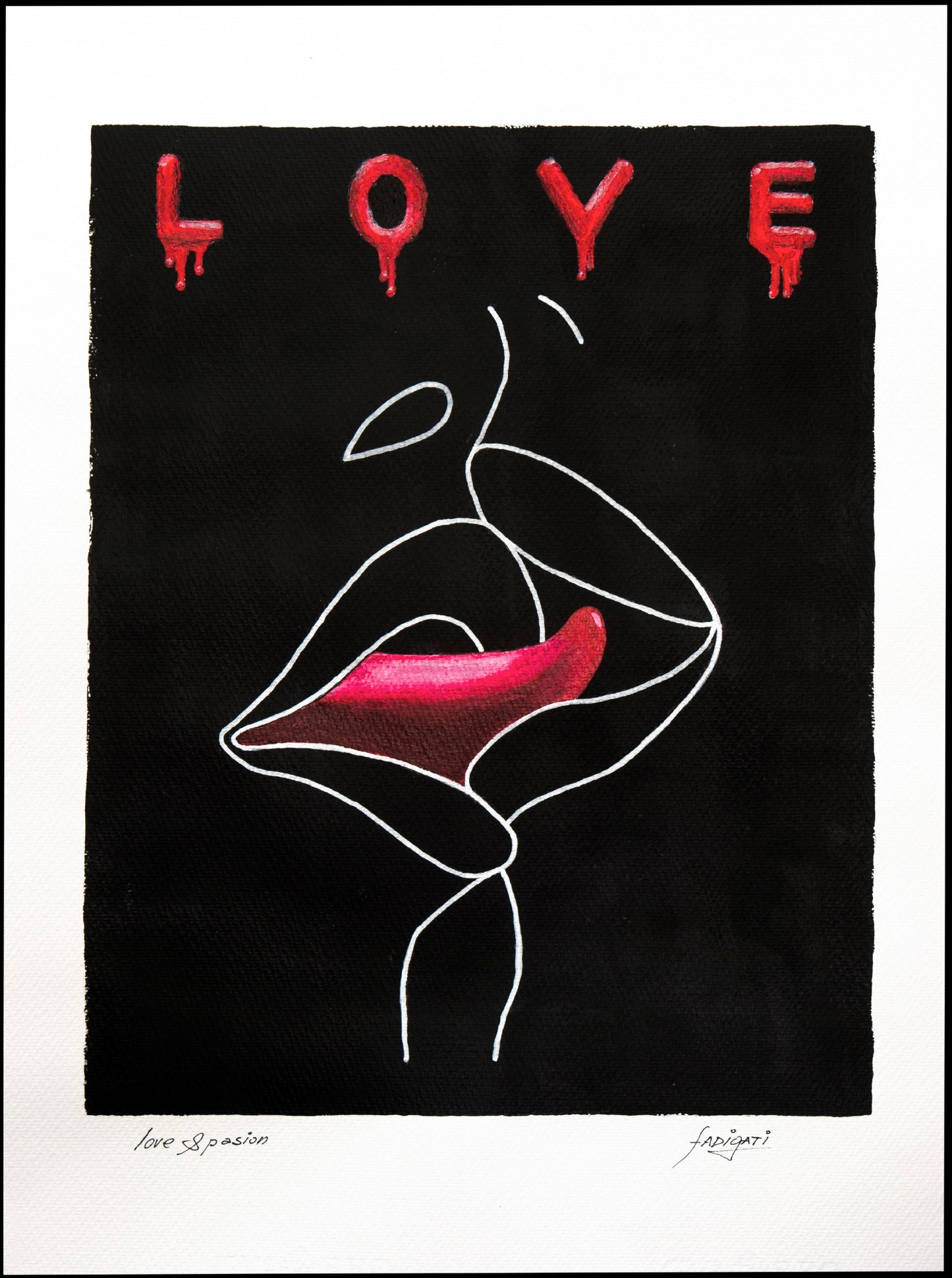 AP / LOVE & PASSION. (vendido)