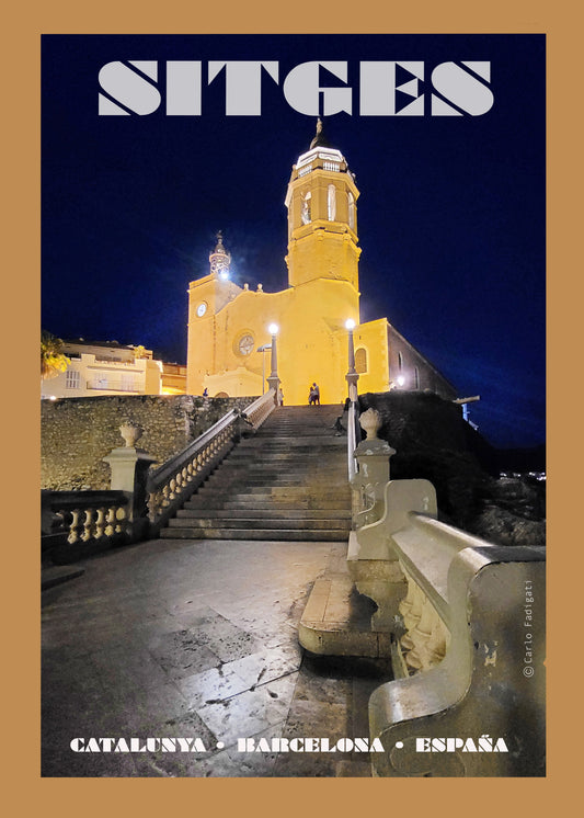 AU 330 / SITGES SANTA TECLA escalinata