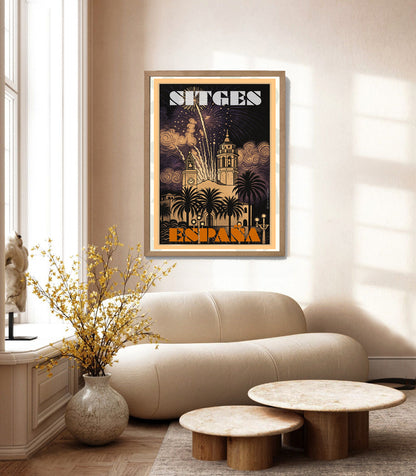 AU 322 / SITGES SANTA TECLA fuegos