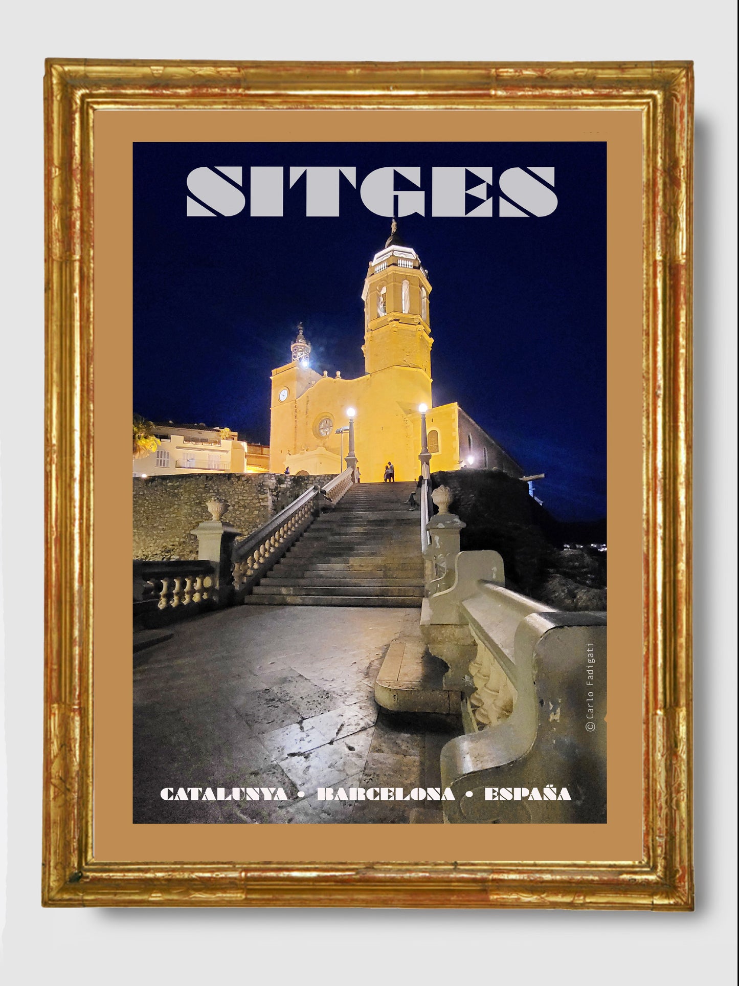 AU 330 / SITGES SANTA TECLA escalinata