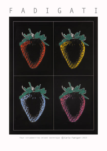 MIX 351 / FOUR STRAWBERRIES